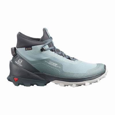 Dámské Trekové Boty Salomon CROSS OVER CHUKKA GORE-TEX Zelene SA85163-691